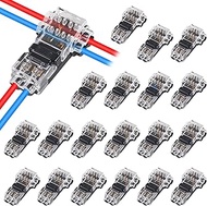 20Pcs T Type Wire Connector 2 Pin Automotive Wire Splice Connector T Tap Wiring Connector 3 Way Term