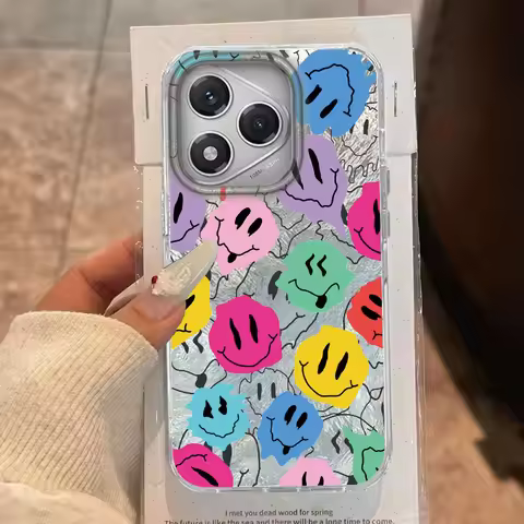 For Honor 400 200 Pro Migic6 7 5 70 Lite 90 Smart X9a X9c X9b X8b X8c X7c X8a X7B X6 5G Smiling Face