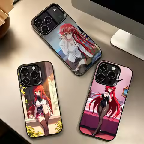 Anime Rias Gremory High School DxD PhoneCase For iPhone17,16,15,14,13,12,11Plus,Pro Max,XS,Colorful 