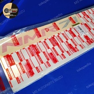 ISUZU GIGA NMR 71 NMR71 ORIGINAL FRONT SHIELD STICKER