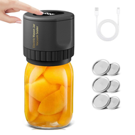 Electric Vacuum Sealer Jar Vacuum Sealer Kit for Mason Jars with Can Lids for Canning Jars Vacuum Se