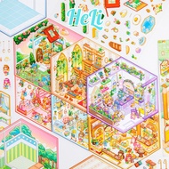 HK0107 (STICK IDAKO) DIY 3D STICKER SMALL STICKERS WITH MANY THEMES FOR KIDS