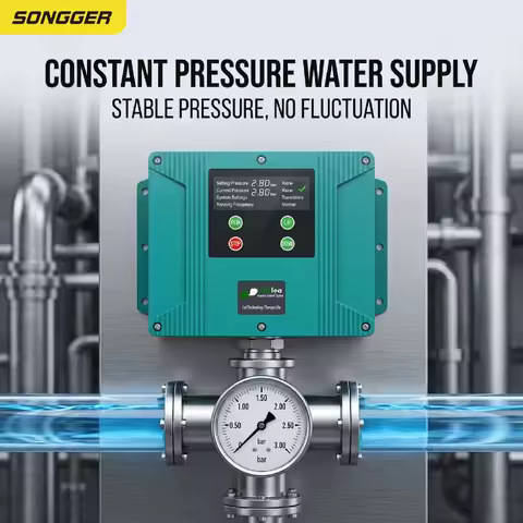 GFC21 3-Phase 220V380V Pump Inverter Constant Pressure Booster 0.75-7.5kW 4-20mA 24V for Water Treat