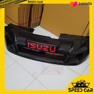 หน้ากระจัง DMAX All New 2012 2013 2014 2015 สีดำพร้อมโลโก้แดง ดำ เข้ม ดุ DMAX All New 2012 2013 2014