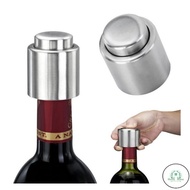 GD Stainless Steel Corkscrew Wine Bottle Stopper Vacuum Sealed Red Wine Bottle Spout Liquor Flow Sto