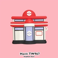 【Fast Shipment】For Havit TW967 Case Cool Cartoon Soft Silicone Earphone Case Casing Cover NO.3