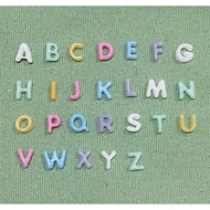A-Z Pearl Pastel Letters 1 Set 26 Pieces Mixed Colors