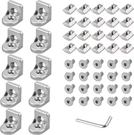 EYPINS Steering Angle Mounting Material Angle Aluminium Profile 20 x 20 Groove 6 Angle Connector Cor