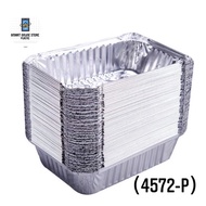 (4572-P) Aluminium Foil Tray With Lid Cover (5pcs/pkt)