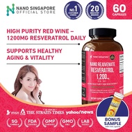 [Clearance Sale] Nano Resveratrol 1200mg - Anti-aging Antioxidant-Rich Berries, Beauty Skin (EXP: Ma