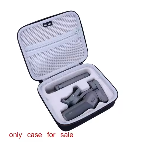 LTGEM Hard Case for DJI Osmo Mobile 3/DJI OM 4 Smartphone Gimbal Travel Carrying Protective Storage 