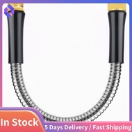 1FT X5/8" Short Garden Hose with Male to Female Connector Water Hose Metal Washing Machine Hose for 