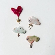 The Bahamas Resin Brooch Handmade