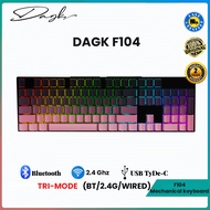 DAGK Mechanical Keyboard Blue Axis 104 Keys Wired E-sports Chicken Game Mechanical Axis Keyboard
