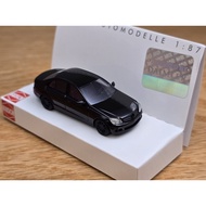 Busch 1/87 Mercedes-Benz w204 C-Class Black Samurai Car Model Plastic Material Car Condition As Show