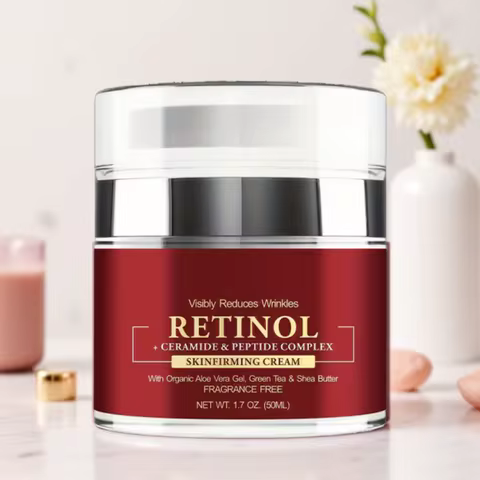 Instant Retinol Cream Wrinkle Remover Firming Lifting Anti Aging Fade Fine Lines Moisturizing Whiten