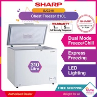 [FREE SHIPPING] Sharp Chest Freezer Dual Mode 310L [ SJC318 ]