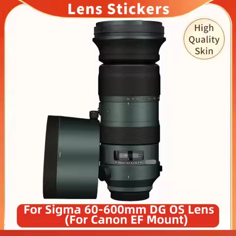 For Sigma 60-600mm DG OS HSM Sports Decal Skin Vinyl Wrap Film Mirrorless Lens Body Protective Stick
