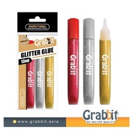 GRABBIT GLITTER GLUE 13ML. Pack of 3