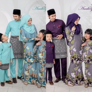 Baju Raya 2023 Set Sedondon Family Kurung Analeeya