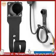 【W3SG】J1772 Nozzle Dock and J-Hook Wall Mount Combination for EV Charger Cord Cable Holder, EV Charg
