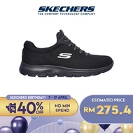 Skechers Women Sport Summits Cool Classics Casual Shoes - 149206W-BBK Memory Foam Kasut Sneaker, Perempuan