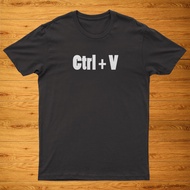 NEWEST Men's top t-shirts, cool new distro t-shirts, trendy DTF screen printing, Ctrl c ctrl v copy 