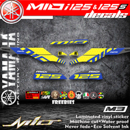 17M3 MIO I 125 STOCK DECALS STICKER FOR MOTORCYCLE PARTS AND ACCESSORIES