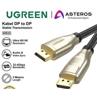 Abd* Ugreen 60843 DP to DP Cable Hd 8k 60Hz Display Port 1.4 Usb DP To DP 4k 2k Audio Video Tv