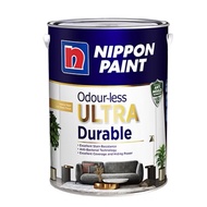 NIPPON ODOURLESS-  ULTRA  DURABLE EASY WASH WHITE PAINT 5L