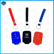 Silicone Key Cover For Honda Civic Keyless Remote Key with keychain