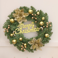 【Truth】Cod 30cm Christmas Wreath Door Hanging Window Decoration Christmas Decoration Christmas Wreat