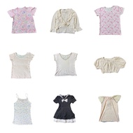 Y2k coquette cotagecore fairycore hoodie axes femme sailor dress lace bolero baby tee pink children'
