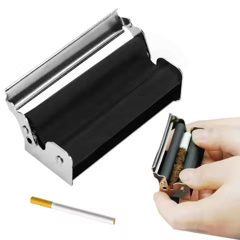 Tobacco Roller For Rolling Paper Cigarette Wrapping Machine 70mm Metal Cigarette Rolling Machine Smo