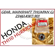 HONDA TH110 HURRICANE / HONDA NX105 JAPAN ORIGINAL GEAR, MAINSHAFT TH [Part Number :- 23461-KW7-901]