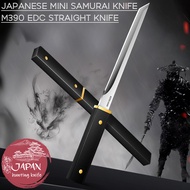 JAPAN Mini Samurai Knife M390 ดาบซามูไร 20CM ความแข็งสูง 62HRC สแตนเลส 3Cr13 EDC （Every Day Carry） J