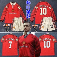 manchester united jersey manchester united Red Devil 9697 Leman Union Retro Jersey Home No. 7 Canton