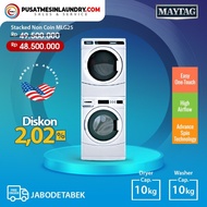 Maytag Set Stack Mesin Cuci 10,2kg &amp; Mesin Pengering 10,2kg MLG25