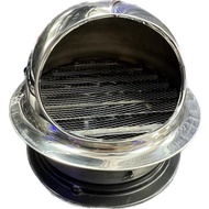 7" Stainless Steel Hood Ducting Cap For Ducting Hose