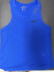 Nike Aeroswift 藍色透氣運動背心 M碼