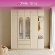 [MUMU Living] Colette 5 Doors Wardrobe With Top Cabinet