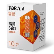 福爾 - FORA 6 尿酸試紙 全新原裝 每盒10張 需配合FORA 6 六合一 藍牙血糖機使用