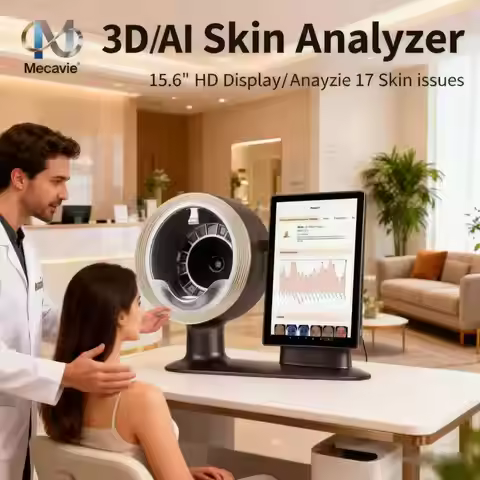 NEWEST Skin Analyzer Scanner AI Intelligent Image Instrument Detector Magic Mirror 3D Digital Facial