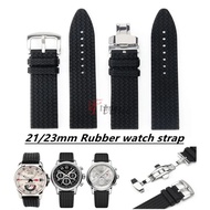 21mm 23mm Universal Watch Strap for Chopard MILLE MIGLIA 168511-30013015 Rubber Bracelet Needle Buck