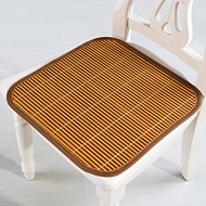 Bamboo Seat Cover Summer Bamboo Mat Cushion  Dining Chair Office Breathable Cool Seat Cover Mat 1PC 