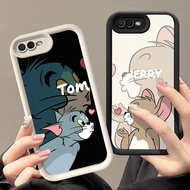 Q-62 Love Couple Black white Case for OPPO A3S A12E A1K Realme C2 C2S C1