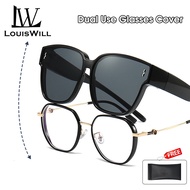 LouisWill Sunglasses Men Women Sunglasses Fashion Sunglasses UV400 Sunglasses Oversized Sunglasses M