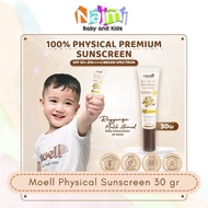 Moell Physical Sunscreen for Babies and Children SPF50 30g / Sunblock Baby and Kids