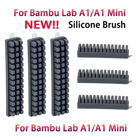 For Bambu Lab A1 mini hotend brush 1/3/6pcs For Bambu Lab A1 Hotend kit Nozzle Silicone Brush