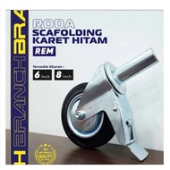 BRANCH 6 Inch and 8 Inch Brake Scaffolding Wheels BRSK-87XR